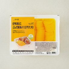 한아름 슬라이스 단무지, 2.5kg, 1개