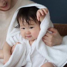 hiorie 日本桃雪 Lite 輕生活快適速乾薄手迷你浴巾 棉紗, 雲白色, 1條
