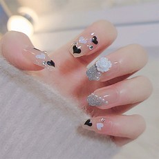 Maket Gamseong 甜美水晶美甲片, NO.18, 2個