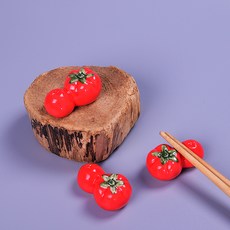 Select For You 番茄造型筷架, 紅色, 3個