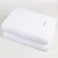 송월타월 컴포트 그라운드 바스타올 450g 30수 면사, 화이트, 2개