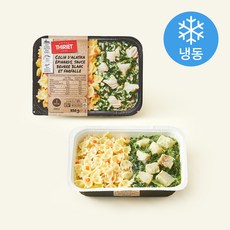 THIRIET 알래스카 폴락 & 시금치 파르팔레 (냉동), 330g, 1개