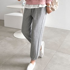 Pippin 女款日常毛圈布運動寬褲 #79862 束口褲