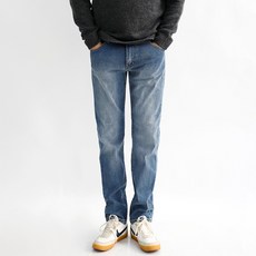 HARRISON HOMME 男式三色隱形綁帶水洗牛仔長褲 2053 JIM1222