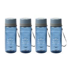 LocknLock 樂扣樂扣 雙色吸嘴水瓶 4入, 藍色, 600ml, 4個