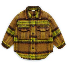 Petitemieux 兒童科比格紋羊毛外套 EMTCU06