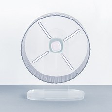 햄스타일 햄스터 올뉴 사일런트 아크릴 런닝휠 17cm LY-112, 1개, 투명