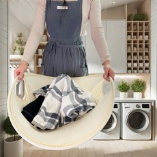 Assare 可折疊簡易洗衣籃, 黃色