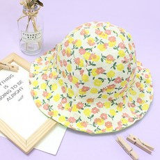 Bidangil 兒童Bessie花朵雙面鬆緊帶漁夫帽