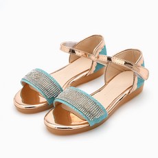 Rabbit Foot 女童水鑽橋接LED兒童涼鞋