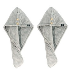 소프트 헤어 타올 SG21, 그레이, 2개