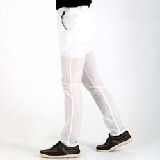 涼爽隱藏式鬆緊帶四向彈力高爾夫長褲 YBL0002