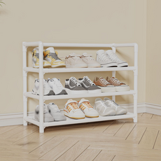 森之漫 多功能鞋櫃, 白色, 3層