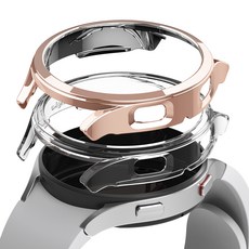 Ringke 智慧型手錶輕薄保護硬殼 44mm, Galaxy Active 1/2/Watch 3/Watch 4 Classic/Watch Hybrid Leather(20mm)