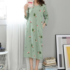 DM 孕婦居家服長版連身裙 TYPE6