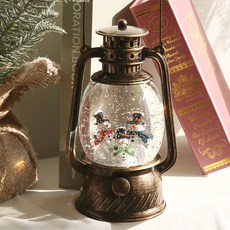 古董造型提燈音樂盒, 雪人