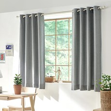 데코지오 데일리 창문형 아일렛 암막커튼 2p