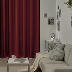 Desinew New Normal 遮光窗簾 掛鉤式 小窗戶 窗簾綁帶 固定掛鉤 10入, 酒紅色