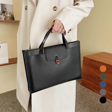 Elsso 13吋商務公事包, 黑色