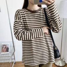 孕婦條紋長袖上衣