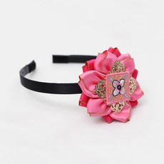 女童款韓服金飾花朵髮箍