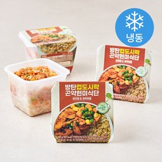 방탄푸드 방탄컵도시락 곤약현미식단 보리밥 & 제육볶음 (냉동), 230g, 4개