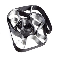 Woomoo 新款 瑜珈 運動 伸展 彈力帶, 黑色, 1個