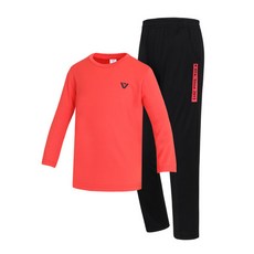 KISPO 孩童英文字母圖案長袖T恤+長褲運動套裝