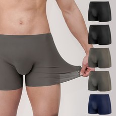 M4END 透氣性佳涼感材質男士用四角褲 MENS SKIN 5件組