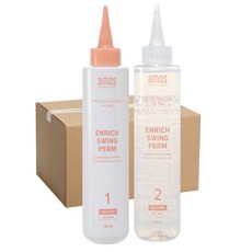 아모스 인리치 스윙 펌 1제 150ml x 60p + 2제 150ml x 60p, 1개