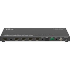 DigiSun 得揚 4K HDMI 2.0 4螢幕拼接電視牆控制器 HDMI + Type-C 雙輸入 VW822, 單一顏色, 1個