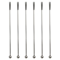 kitchen U 不鏽鋼攪拌棒, 銀, 6個