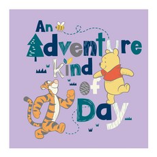 I LOVE PAINTING 小熊維尼系列DIY繪畫組 25*25cm, 小熊維尼和老虎的歷險記