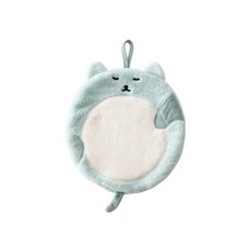 콩이네 고양이 핸드타올, 블루, 1개