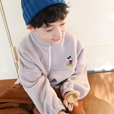 sonyun market 兒童米奇刷毛套頭衫