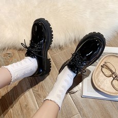 엘쏘 여성용 잉글랜드 빈티지 라운드 옥스포드화