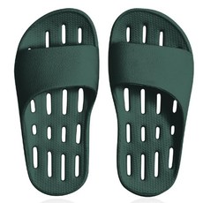 DEARCUS 兒童 EVA 浴室拖鞋, 1組, 深綠色