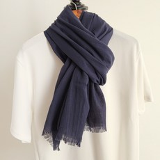 varvisu 素色棉質圍巾