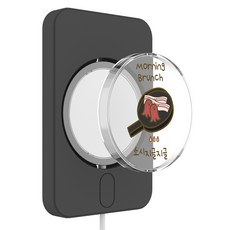 아스카코리아 모닝브런치 아머 맥세이프 투명 케이스, 소시지글지글, 1개