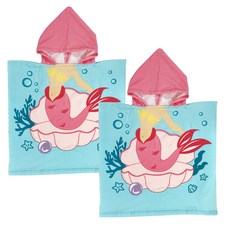 K2nine 兒童款柔軟兒童連帽沙灘浴袍 2件