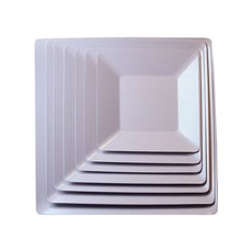 은스홈 스텐 캠핑 접시 사각 7종 풀 세트, 핑크, 1세트