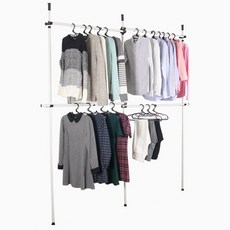 CleanArt Plus 裝飾 25 派 4 層衣架, 混色