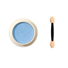 머메이드 홀로그램 오로라얼음 새틴글리터 E 젤네일 파우더, 1개, 블루