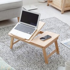 角度調節折疊式原木床托盤, 櫟木 天然