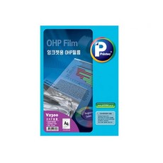 Printec 噴墨印表機用 OHP 投影膠片 V2300, A4, 1個