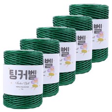 마마니트 팅커벨 뜨개실, 5개, 09 그린