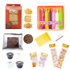 막대과자 앤 초코송이 DIY 6종 + 2종 랜덤발송 세트, 1세트, 8종