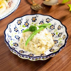 MAISON OBJET Praka 波蘭風格陶瓷小菜盤 大, 1個, 風信子