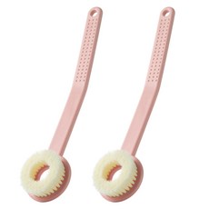 모나코올리브 등 블랙헤드 고민없이 커브드 밀착 바디브러시, 인디핑크, 1개입, 2개