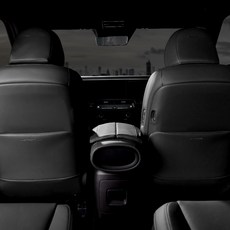 MAYTON Pellicabin Diol New Palisade LX3 改裝用品 椅背保護套 駕駛座 + 副駕駛座套組, 1套, 黑色